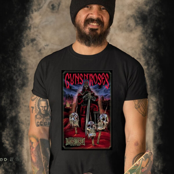 Guns N’ Roses 2023 Bucharest Romania Shirt