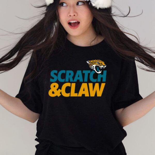 Jacksonville Jaguars Scratch Claw American Football Logo 2023 Shirt