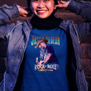 Jason Aldean Rock N’ Roll Cowboy Tour 2022 Women T Shirt