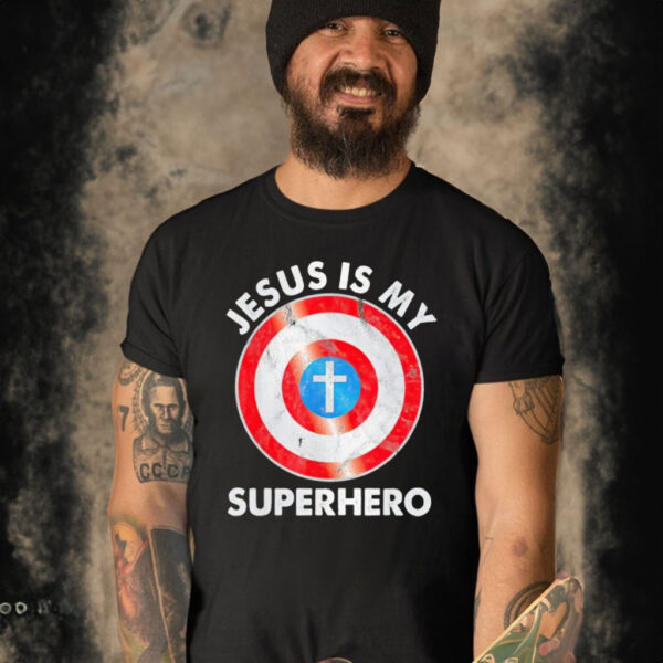 Jesus is my superhero T shirt