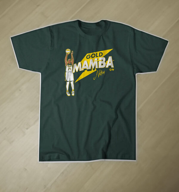 Jewell Loyd: Gold Mamba Shirt, Seattle