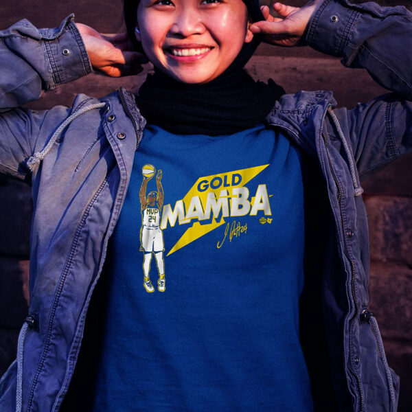 Jewell Loyd Gold Mamba Tee Shirt