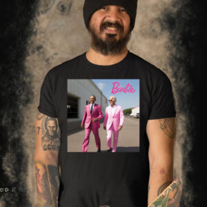 Joe Biden x Barack Obama In Pink Suited Duo Barbie Shirt