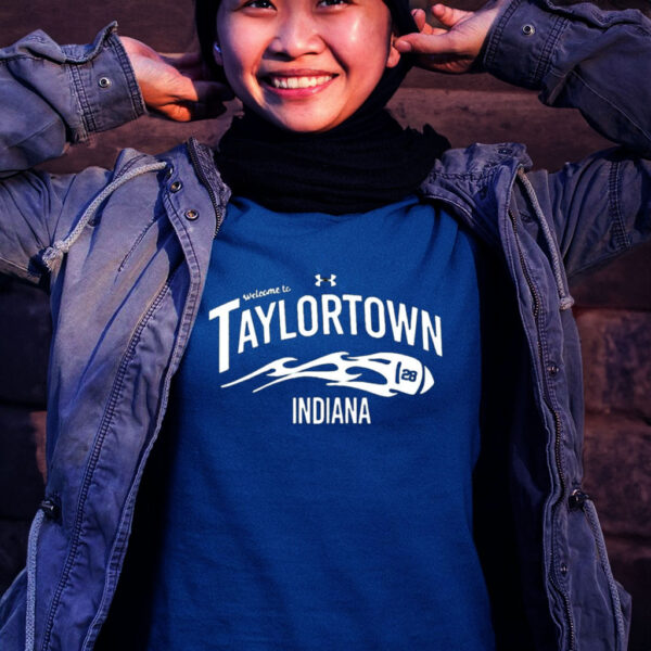 Jonathan Taylor Welcome To Taylortown Indiana Women Shirt