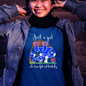 Just a girl who loves fall and Kentucky Tee shirt