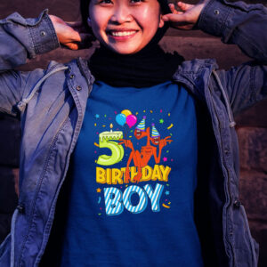 Kids 5 siren head birthday boy Tee Shirt