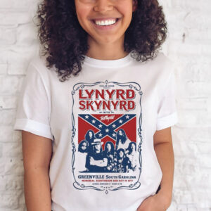 Lynyrd Skynyrd with Ted Nugent Greenville South Carolina shirt