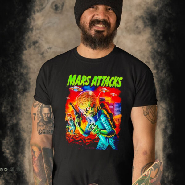 Mars Attacks Alien Blast shirt