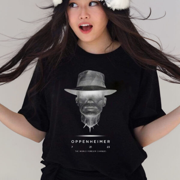 Movie J Robert Oppenheimer Christopher Nolan T shirt