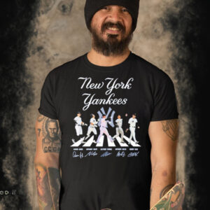 New York Yankees Aaron Judge Anthony Volpe Gleyber Torres Anthony and Gerrit Cole Abbey Road Shirt