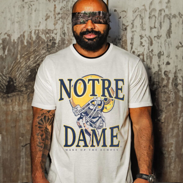 Notre Dame football helmet victory shirt