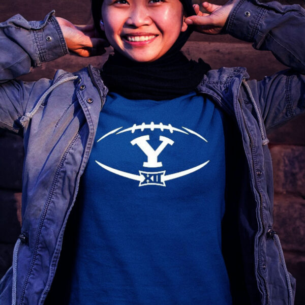 Official Byu Football big xiI logo T-shirt