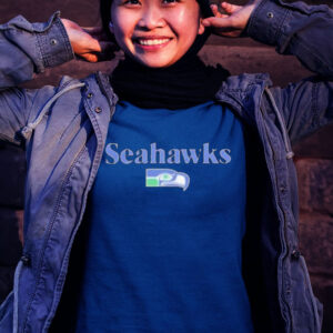 Official Seattle throwback sideline performance T-shirt