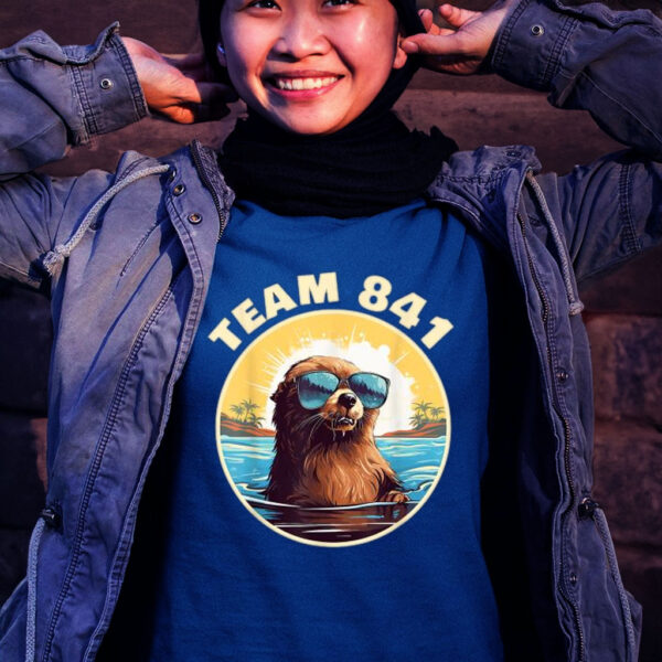 Official Surfing Otter Team 841 T-shirt