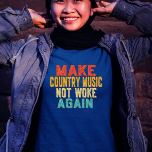 Official Vintage Make Country Music Not Woke Again Shirt