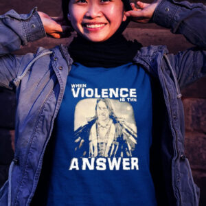 Official When Violence Is The Answer Danny Trejo Shirt