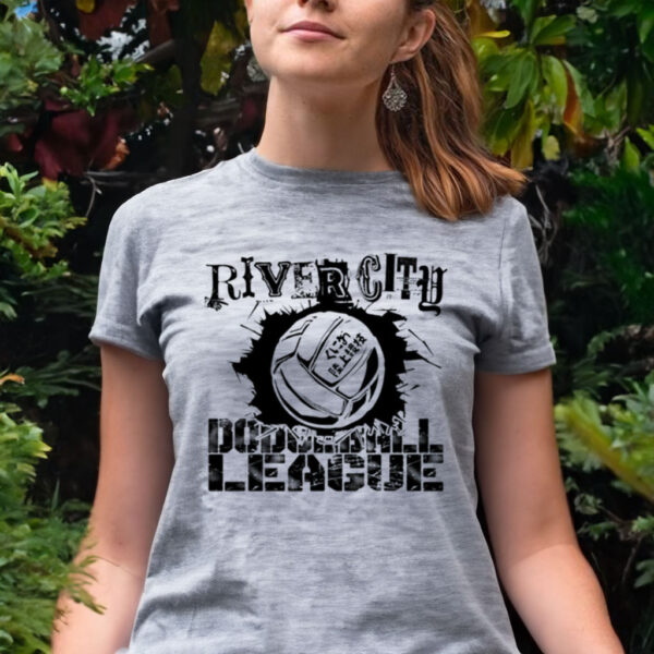 River City Dodgeball League Black T shirt