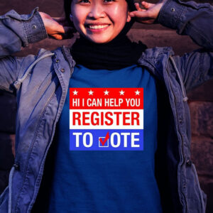 Scott Presler Hi I Can Help You Register To Vote Women Shirt