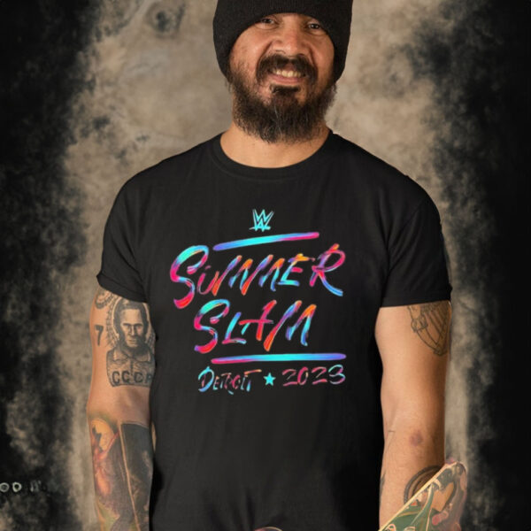 Summerslam 2023 Neon Paint Shirt