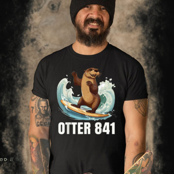 Surfing Otter 841 California Sea Otter 841 T-Shirt