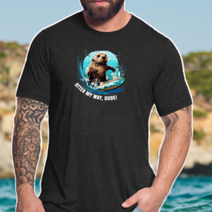 Surfing Otter 841 Otter My Way California Otter T-Shirt