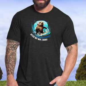 Surfing Otter 841 Otter My Way California Otter Tee Shirt