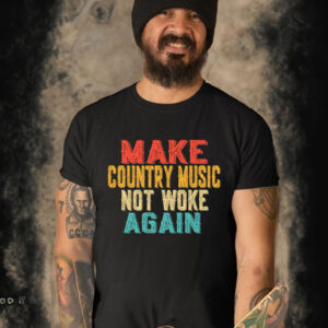 Vintage Make Country Music Not Woke Again T-Shirt