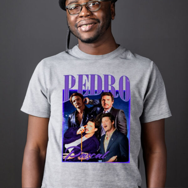 Vintage Pedro Pascal Purple Design T shirt