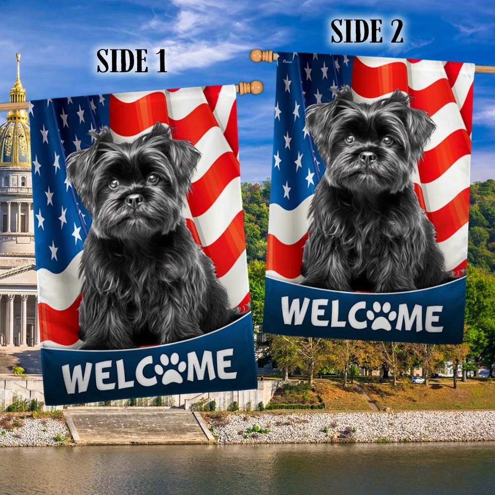 Affenpinscher Dog 4th Of July American Flag TQN1226Fv4