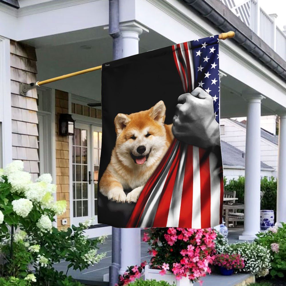 Akita American U.S. Flag TRL772Fv29