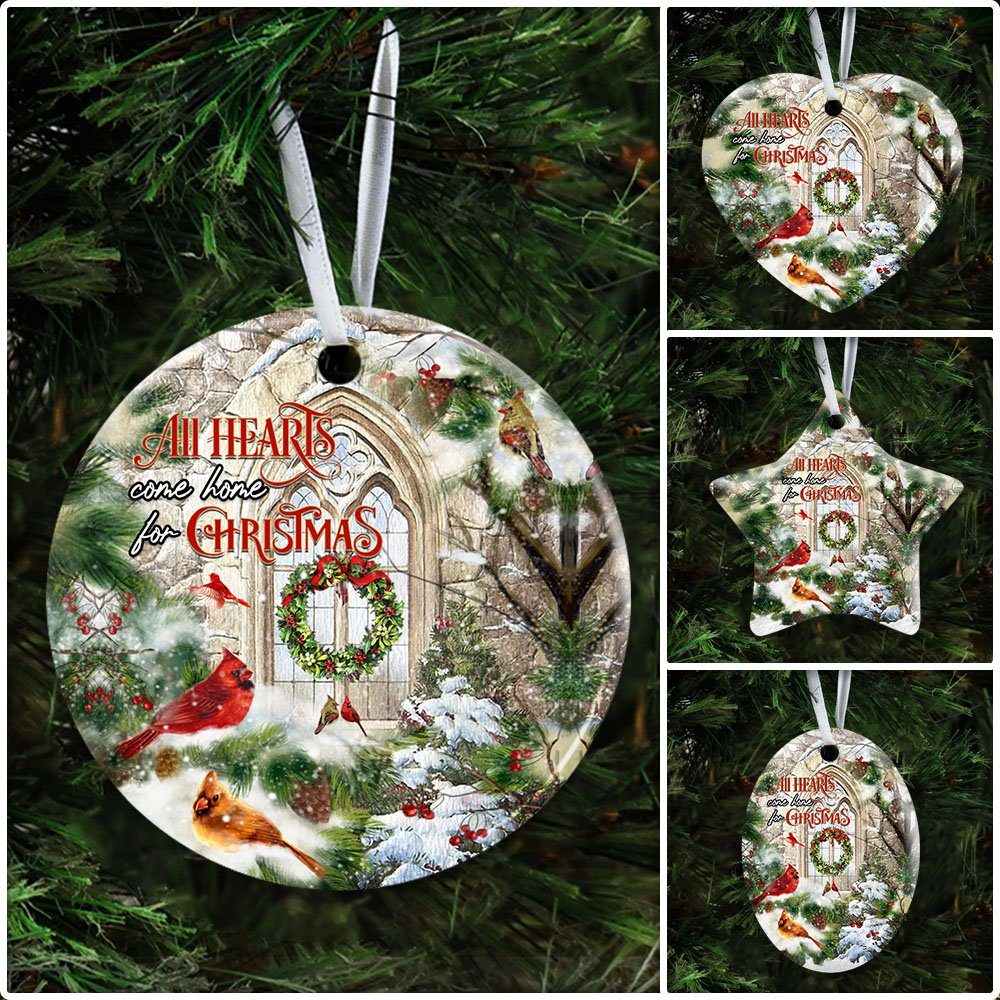 All Hearts Come Home for Christmas, Cardinal Ceramic Ornament