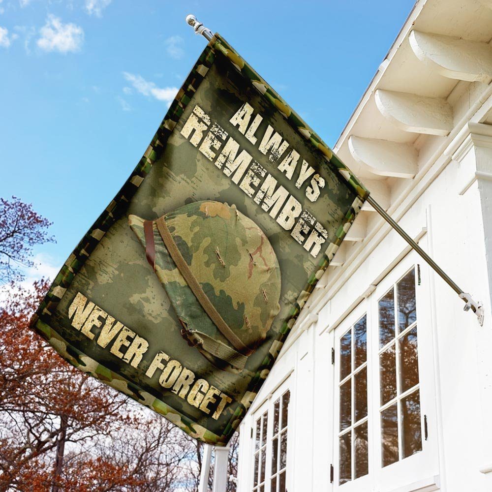 Always Remember – Never Forget, Veteran Flag