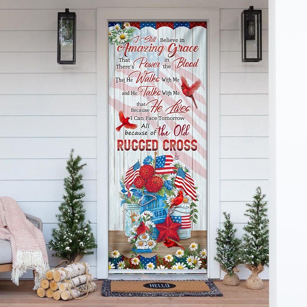 Amazing Grace Door Cover