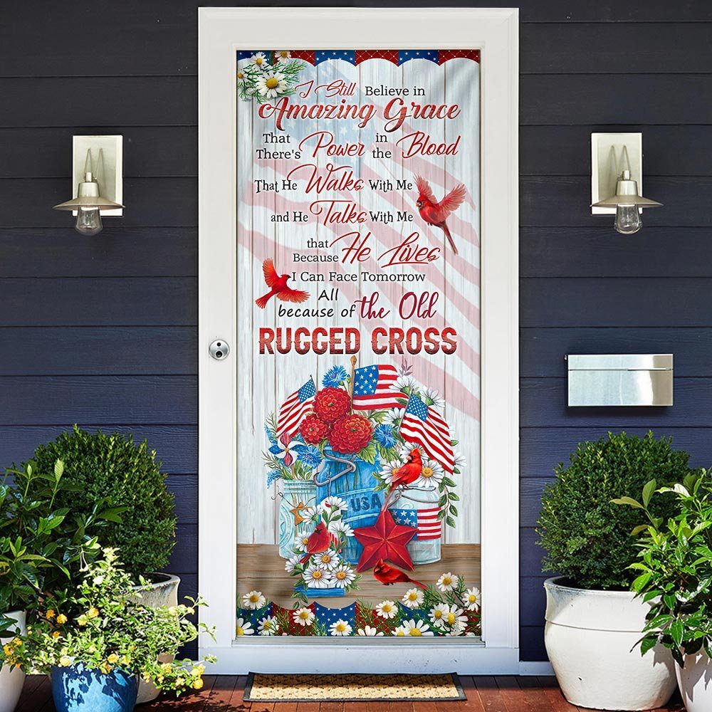 Amazing Grace Door Cover