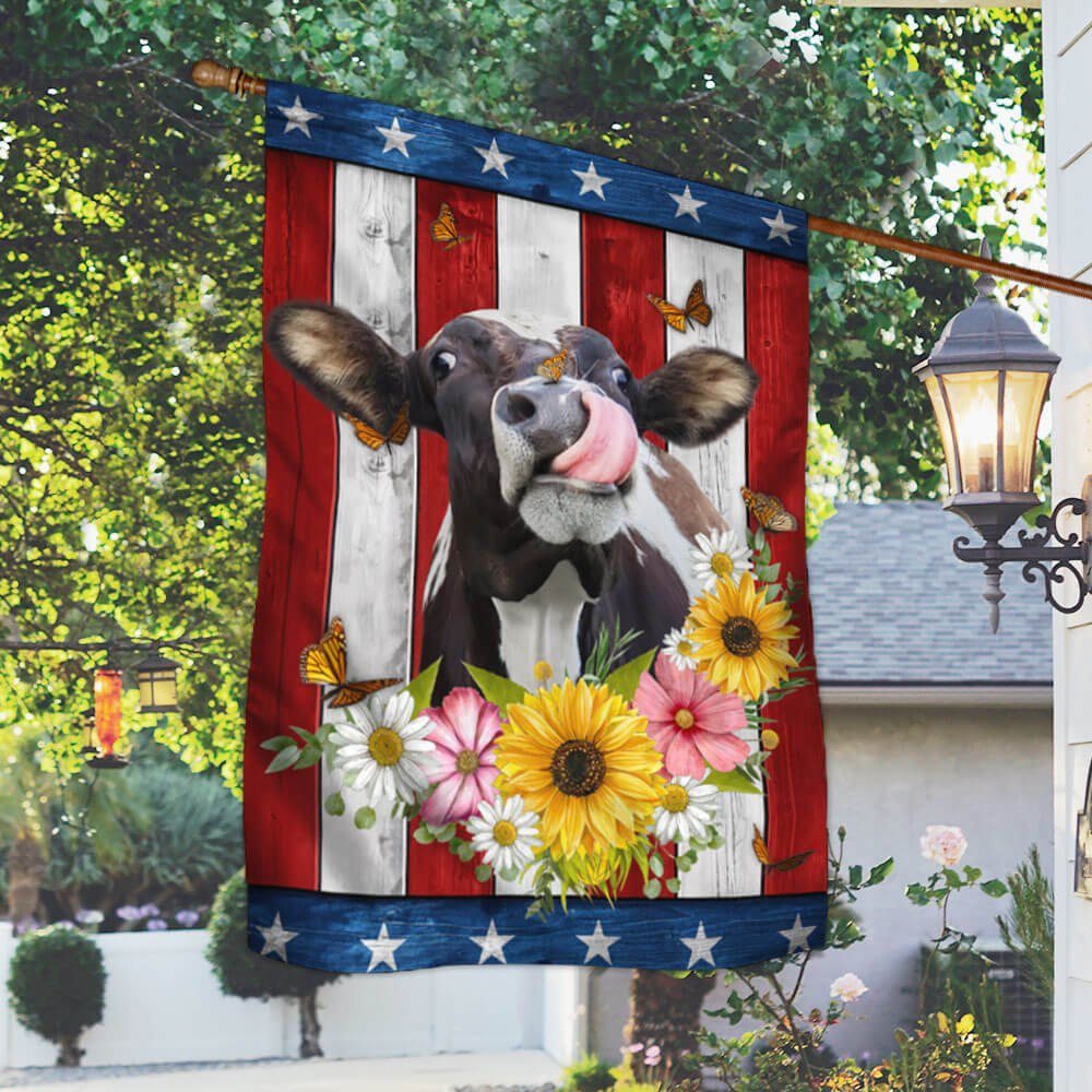 America  Dairy Cattle Flag Natural Scenery LNT183Fv1