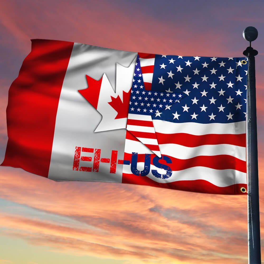 America Canada Grommet Flag US-EH NNT460GF