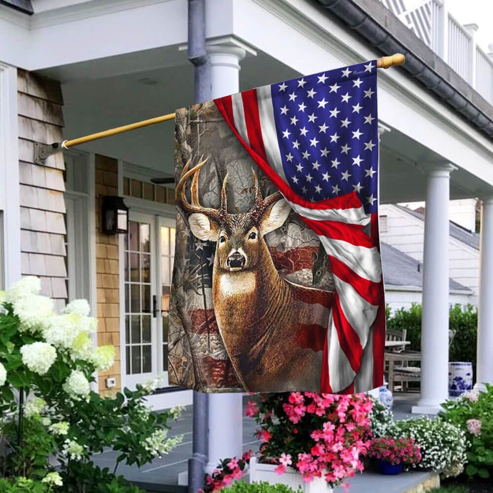 America Deer Hunting Flag Forest LNT277F