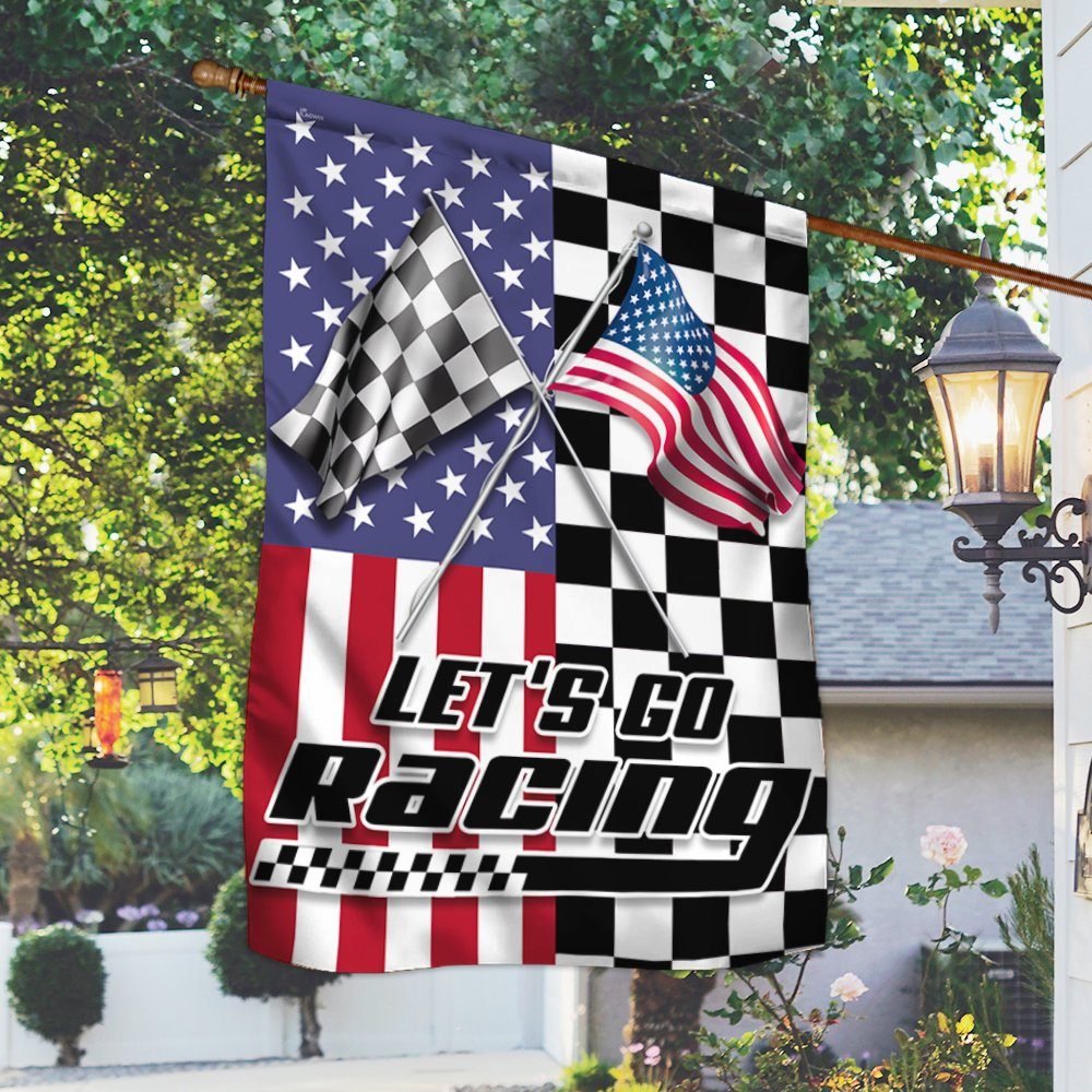 America Dirt Track Racing Flag Space LNT137F