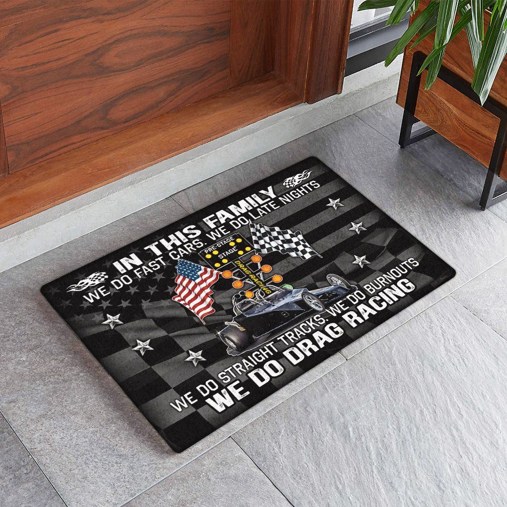 America Drag Racing Doormat Drag Tree LNT138DM