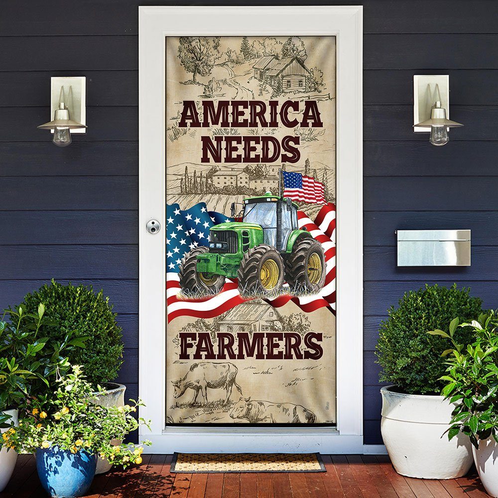 America Needs Farmers Door Cover