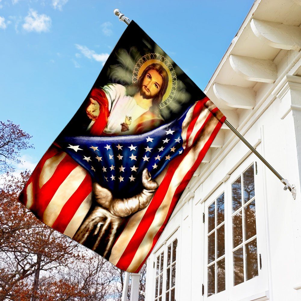 America Needs Jesus Flag