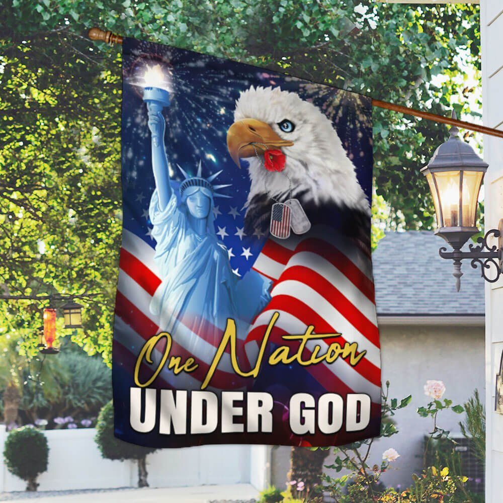 America Patriotic Flag Liberty One Nation Under God LNT310F