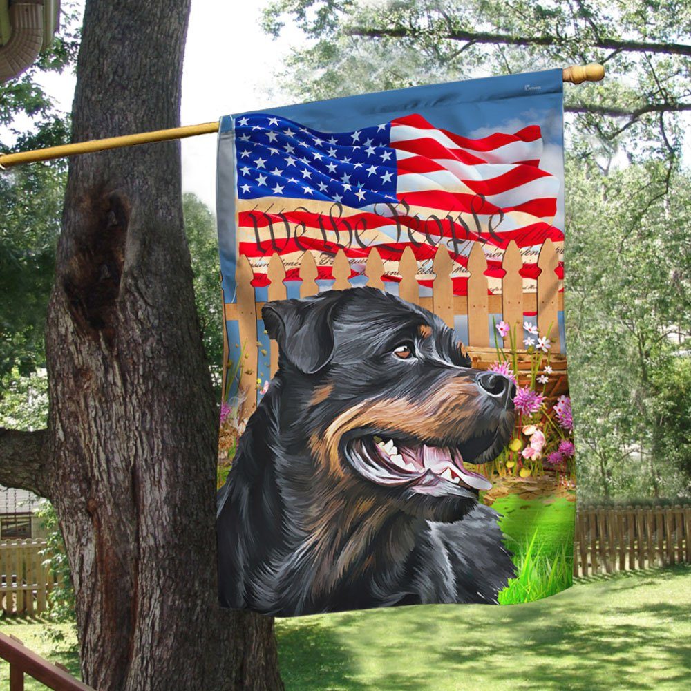 America Rottweiler Dog Flag You Are My Sunshine LNT196F