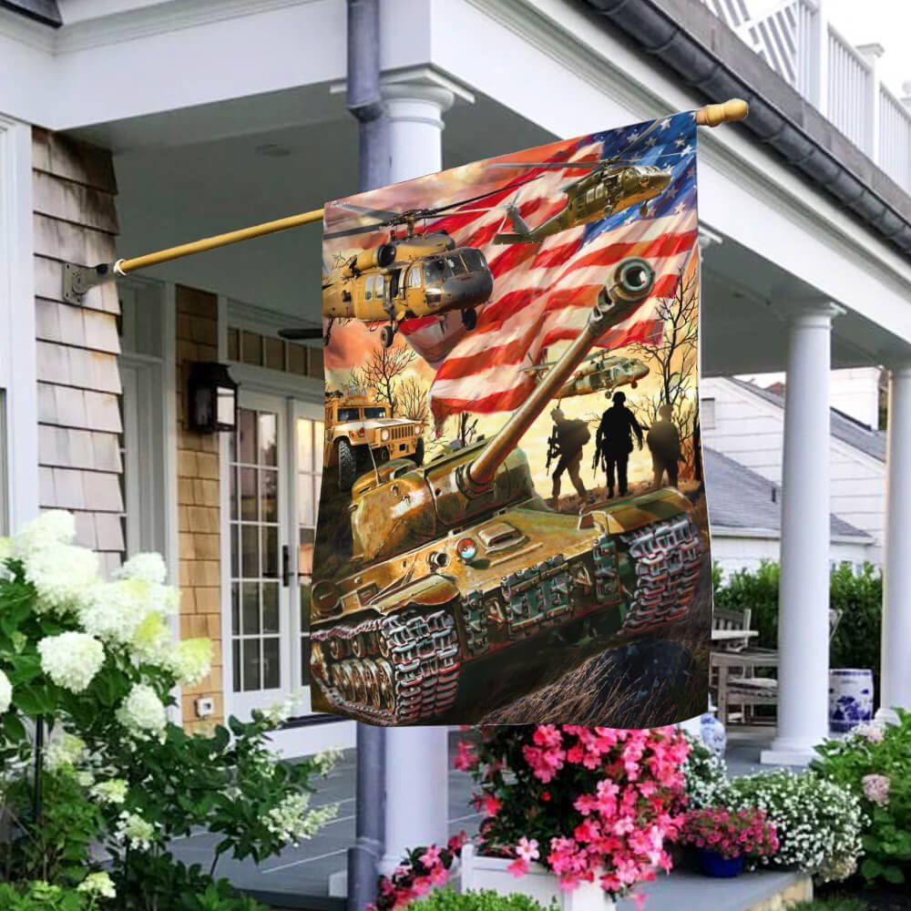 America Veteran Flag Bless America’s Heroes NTB209F