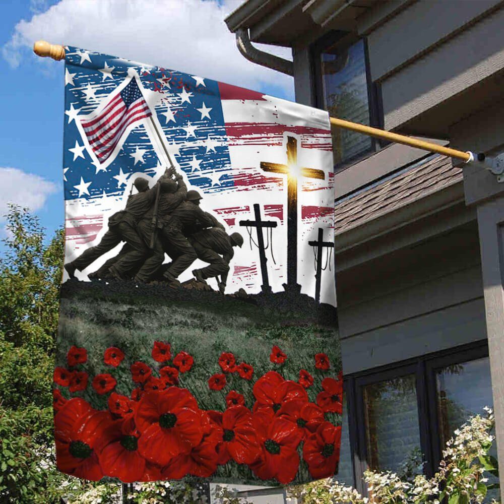 America Veteran Flag We Will Remember Them NTB220Fv1