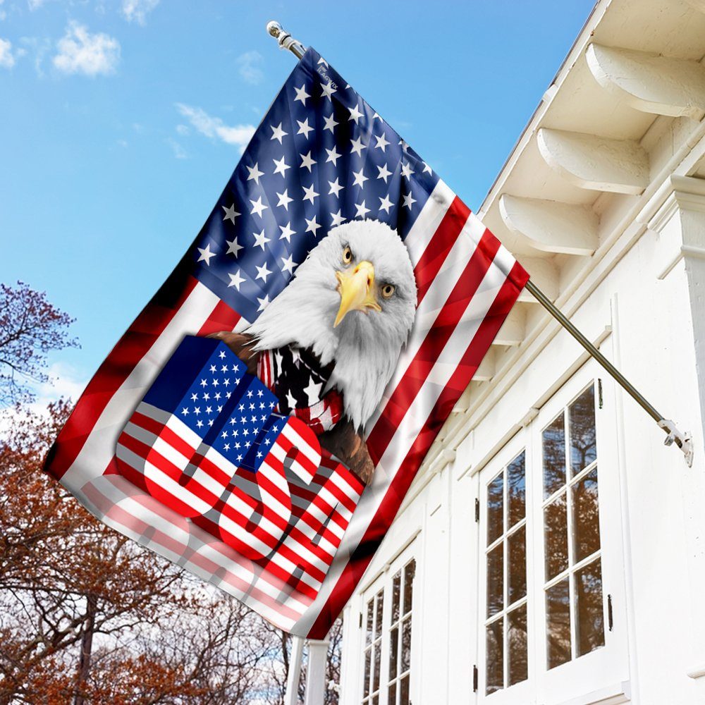 American Bald Eagle Flag