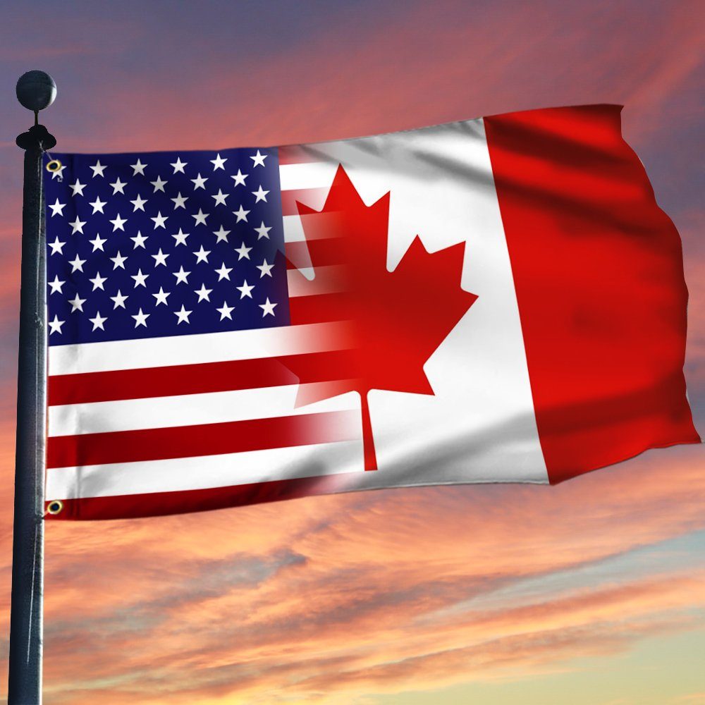 American Canadian Grommet Flag TRN1369GF