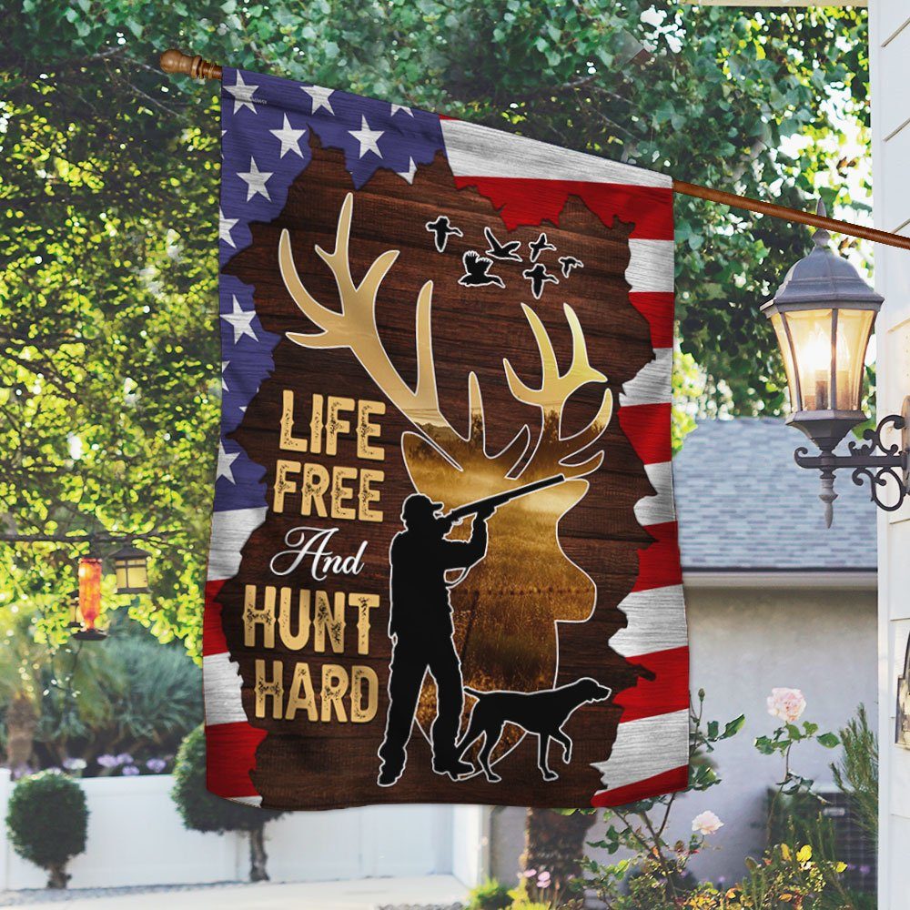 American Deer Hunting Flag Loyal TPH09F