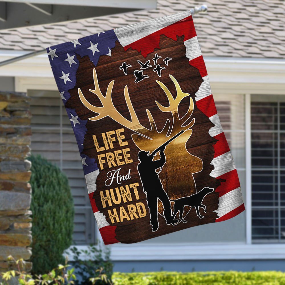 American Deer Hunting Flag Loyal TPH09F