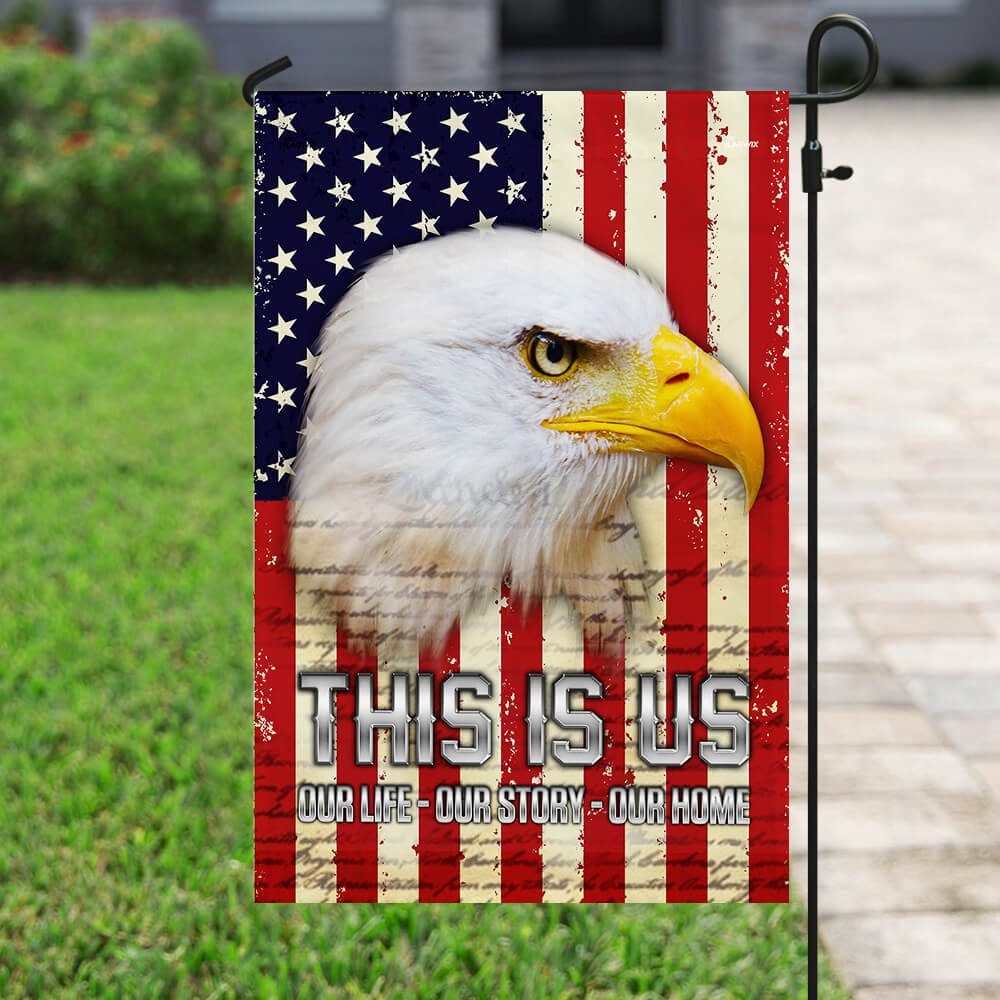 American Eagle Our Story Flag